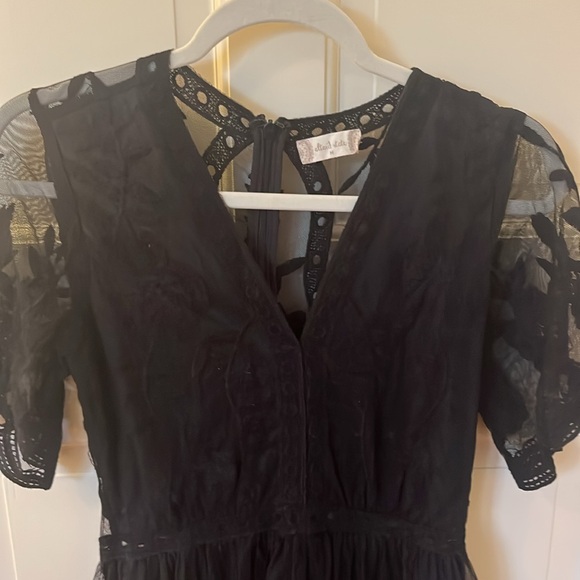 Black Altar’d State dress with lace overlay - Picture 3 of 5